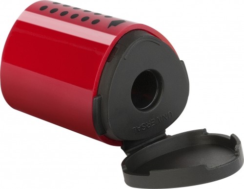 картинка F-C Точилка пластиковая "Grip 2001 Mini", 1 отверстие, контейнер, красная/синяя