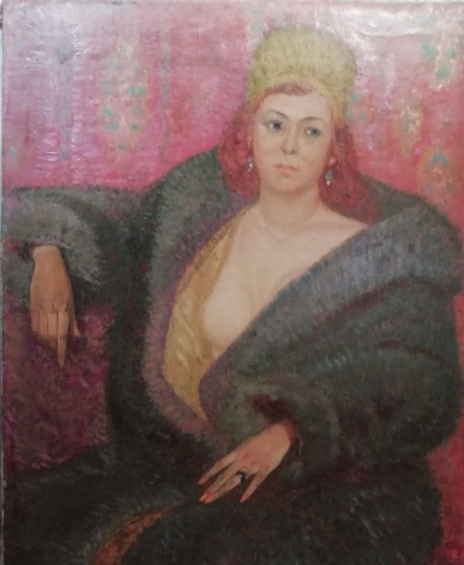 картинка В Непьянов  " Женский по " х.м. 12,* 84 , 1972 г.