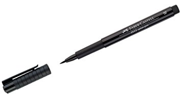 картинка FaberCastel Ручка-кисточка профессиональная капилярная "PITT Pen", черная 