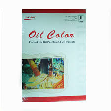 картинка Альбом для маслянных красок А4, плотн. 200 г/м2, 8 листов