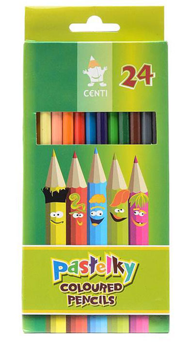 картинка Набор цветных карандашей в блистере "Цветы" 24 цвета, европодвес