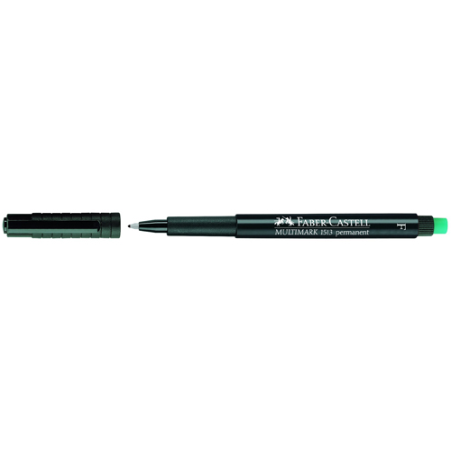 картинка Faber-Castell Капиллярная ручка  MULTIMARK, перманентная, черный, 1 мм, 10 шт/уп