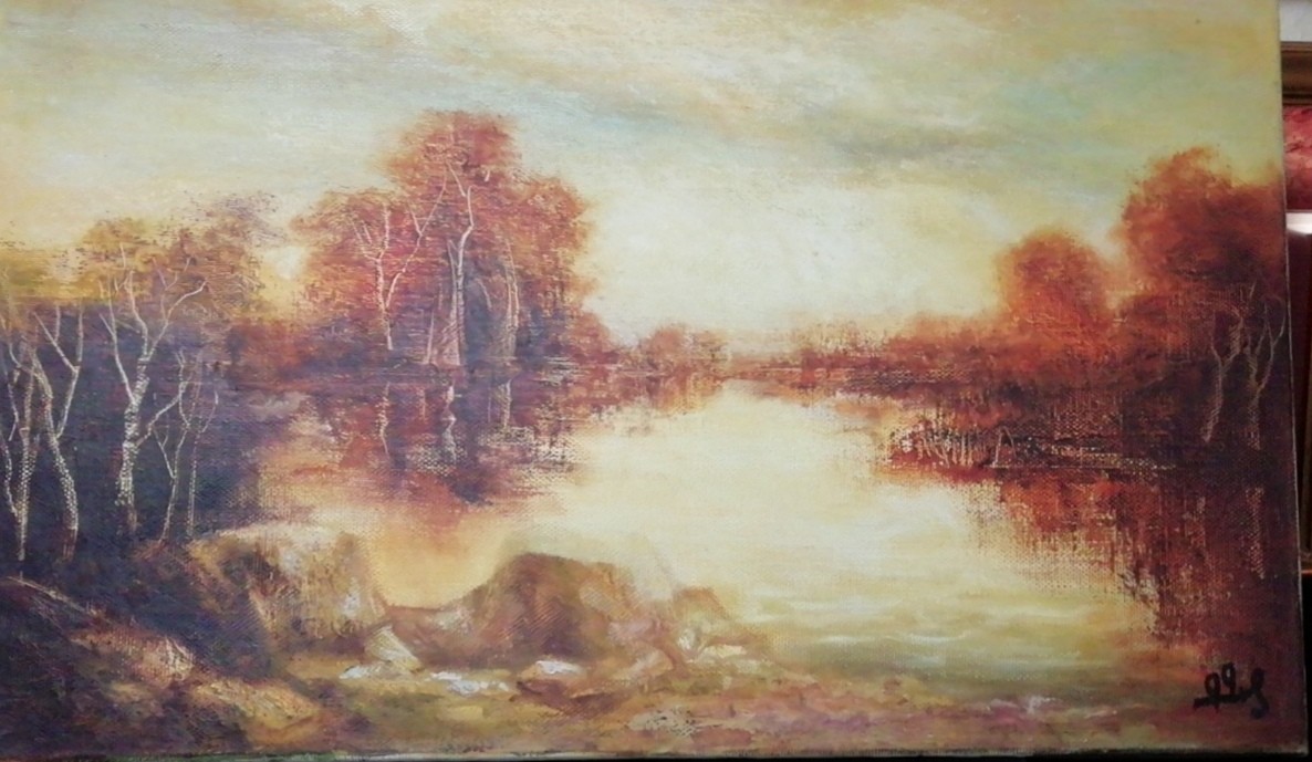 картинка Залинян Г.М. "  Осень " х.м. 46 * 75 , 2011