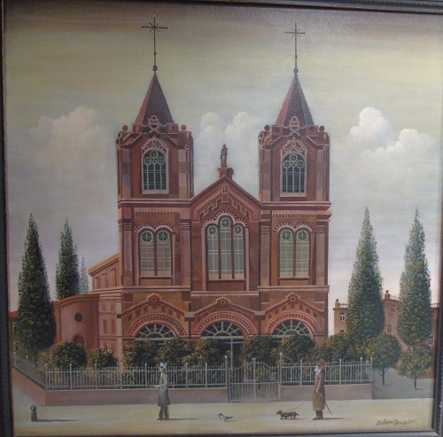 картинка В.Орлов " Собор святого Климента  "х.м. 90 *90 , 2000