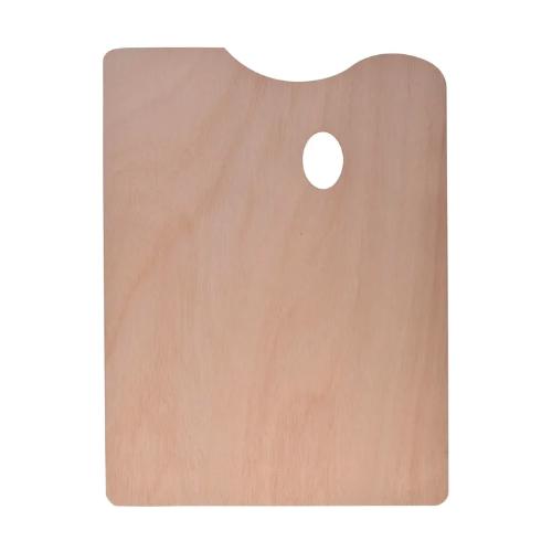 картинка Палитра деревянная (фанера) SFА033, прямоугольная, размер 30*40см, Хоббитания