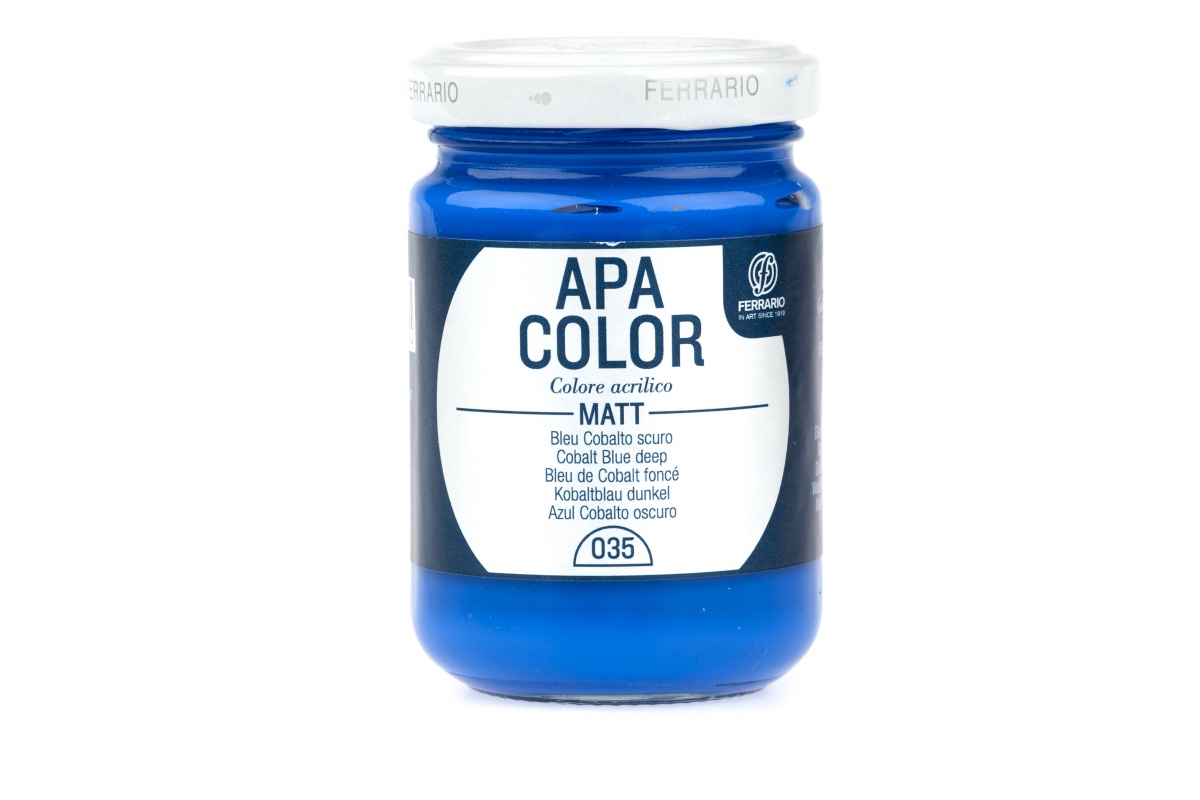 картинка Акрил APA COLOR 150 мл 35 Кобальт темно-синий