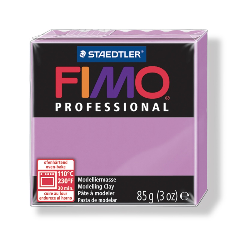 картинка Fimo professional полимерная глина,запекаемая в печке,85г,лаванда