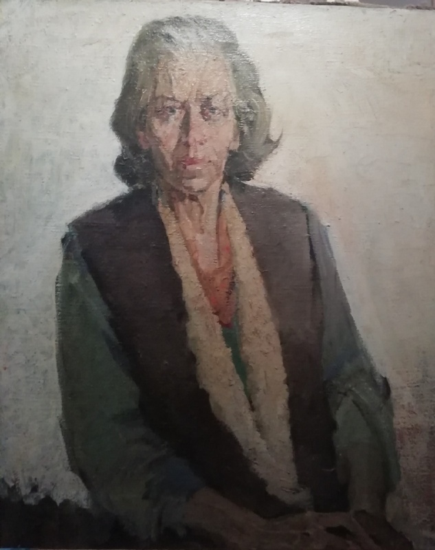 картинка Баканов К.Г. "Портрет пожилой женщины" х.м, 58*68