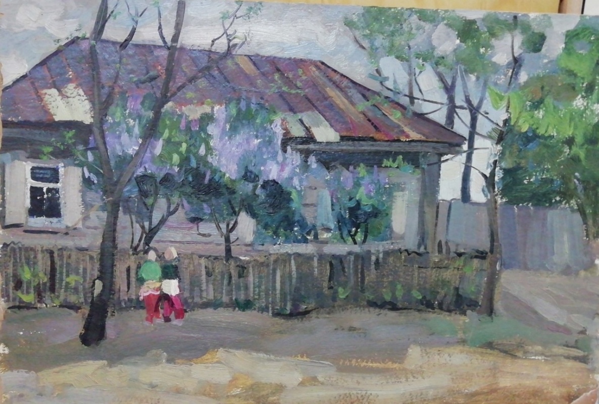 картинка Шагин Б.П. "Домик в деревне" к.м.49*34
