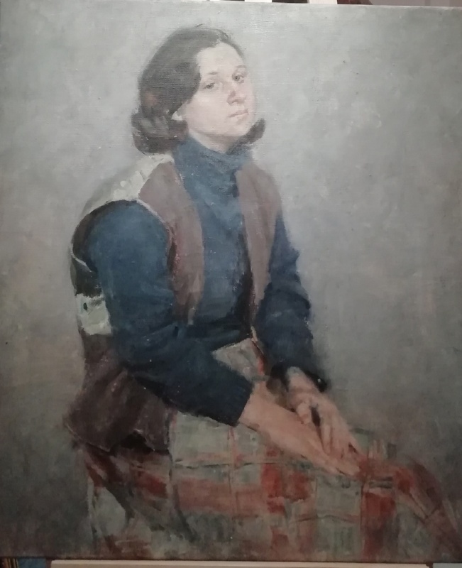 картинка Баканов К.Г. "Женский портрет" к.м. 114*75