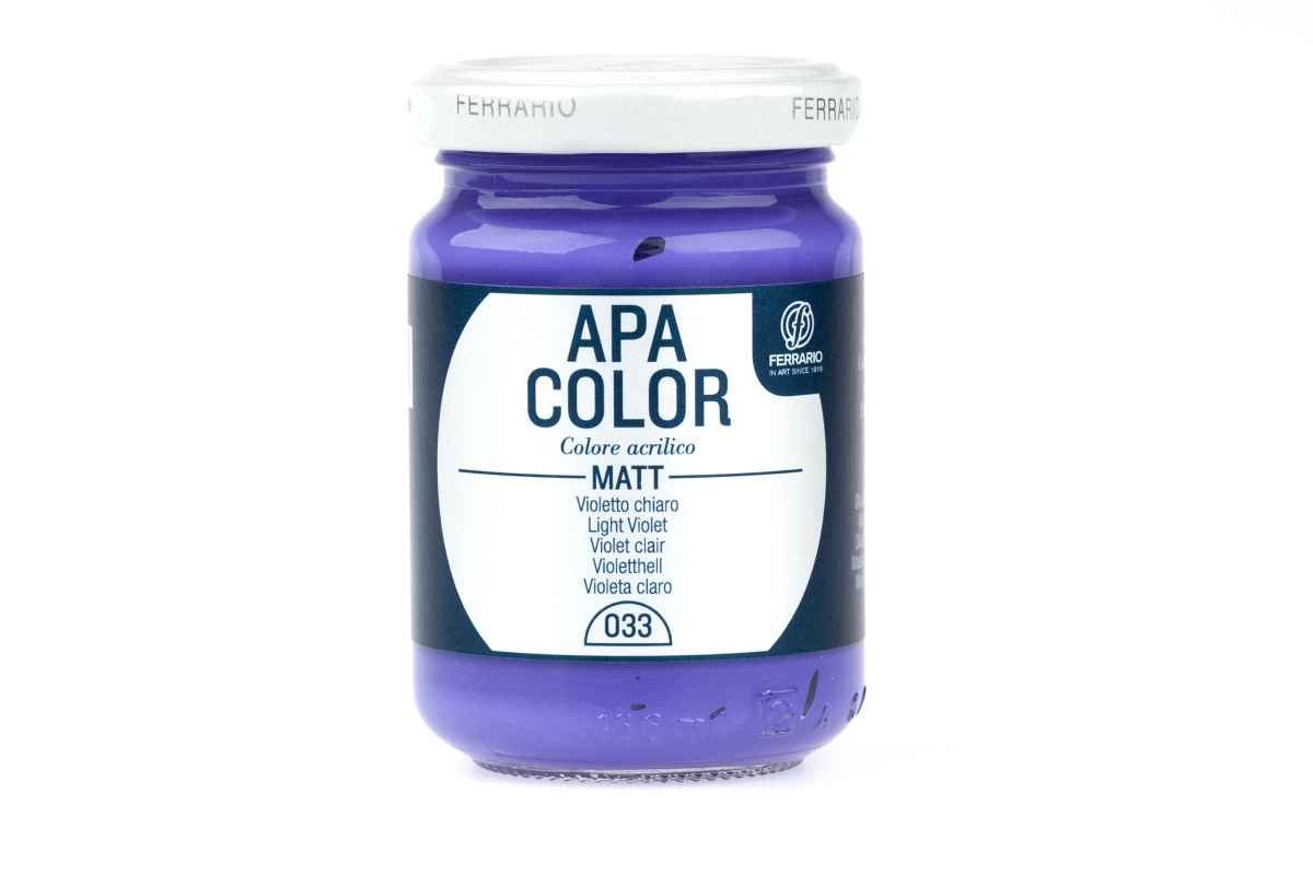 картинка Акрил APA COLOR 150 мл 33 Светло-фиолетовый
