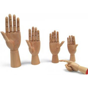 картинка Модель рука 26 см женская левая SFM039, Хоббитания