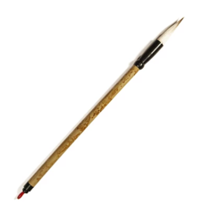 картинка Кисть для каллиграфии WB-135, волос смешанный, ручка бамбуковая Хоббитания