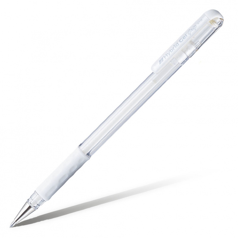 картинка Гелевая ручка Hybrid gel Grip, белый стержень, 0,8мм