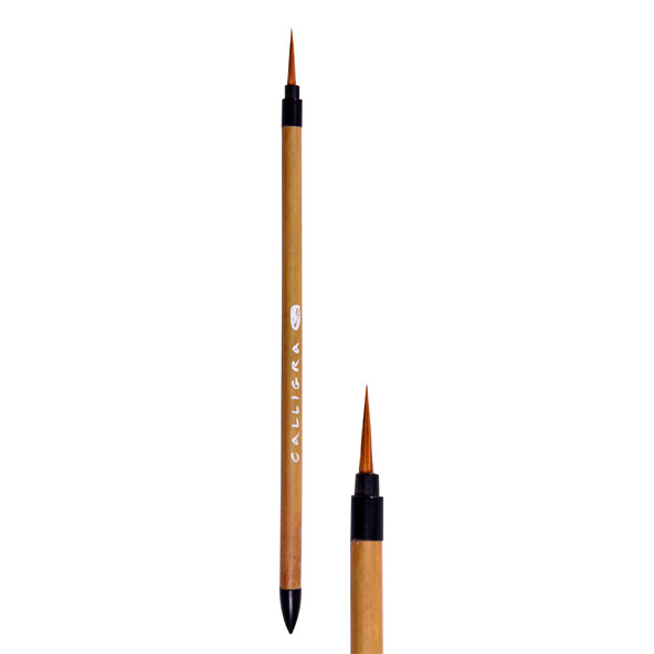 картинка Кисть серии CALLIGRA 222-1 из смеси хорька и синтетики, ручка бамбуковая, Хоббитания