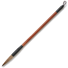картинка Кисть для каллиграфии НB-293-1, волос смешанный, ручка бамбуковая Хоббитания