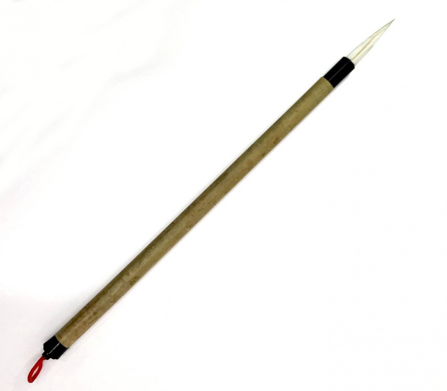 картинка Кисть для каллиграфии WB-121, волос смешанный, ручка бамбуковая Хоббитания