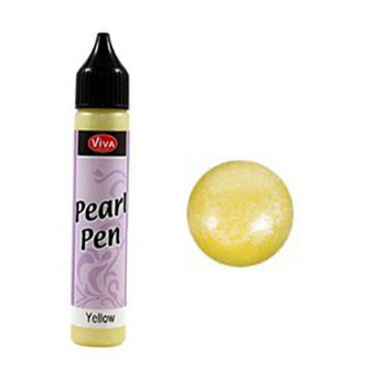 картинка Краска д/создания жемчужин Perlen-Pen Perlmutt 25 желтый пастельный