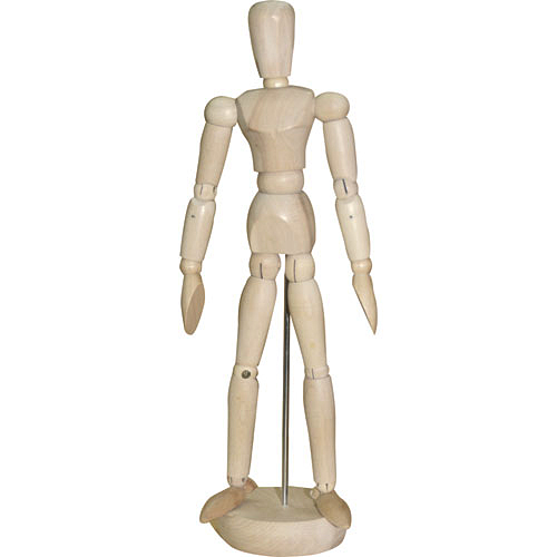картинка Манекен человека 30 см женский гибкий SFM005