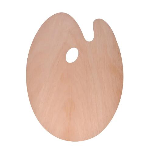 картинка Палитра деревянная (фанера) SFА025, овальная, размер 30*40см, Хоббитания