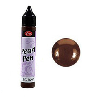 картинка Краска д/создания жемчужин Perlen-Pen Perlmutt 25мл коричневый