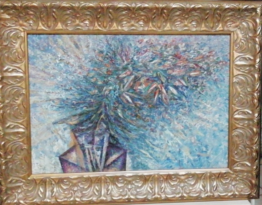 картинка Гуляев "Букет луговых цветов" х,м, 24*42