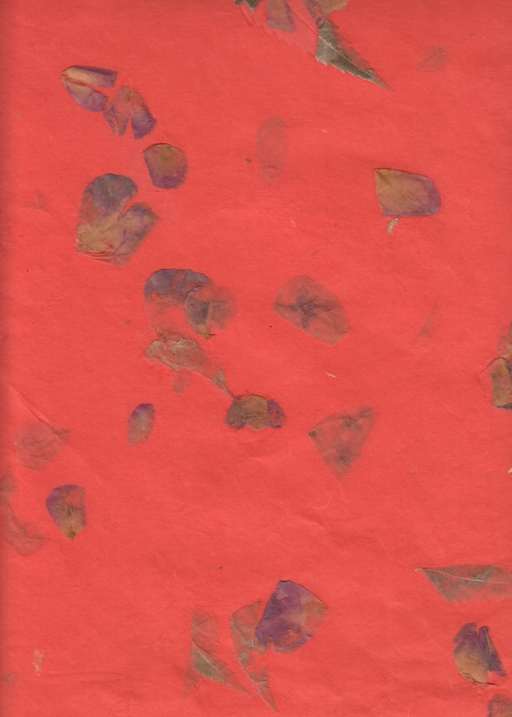 картинка Бумага ручной  работы с вкрапл оранж 50 * 70