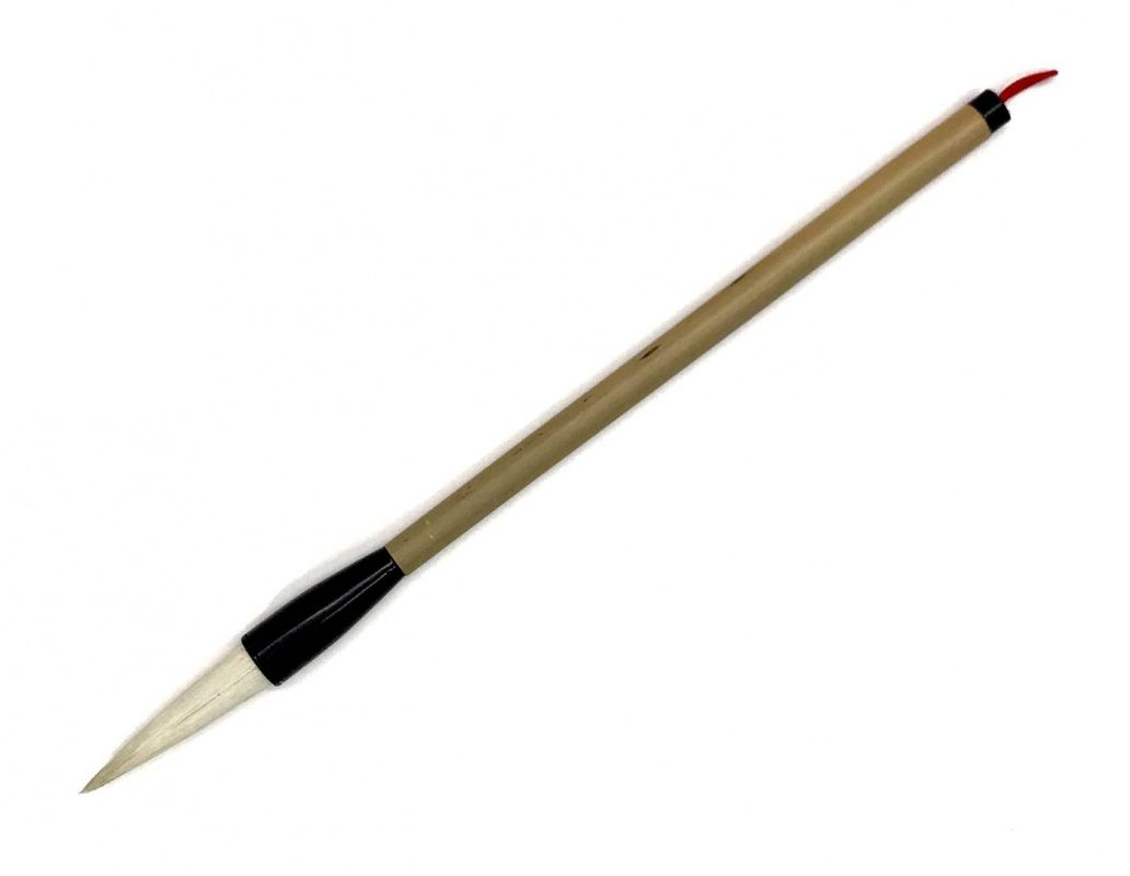 картинка Кисть для каллиграфии НB-218-5, волос смешанный, ручка деревянная Хоббитания
