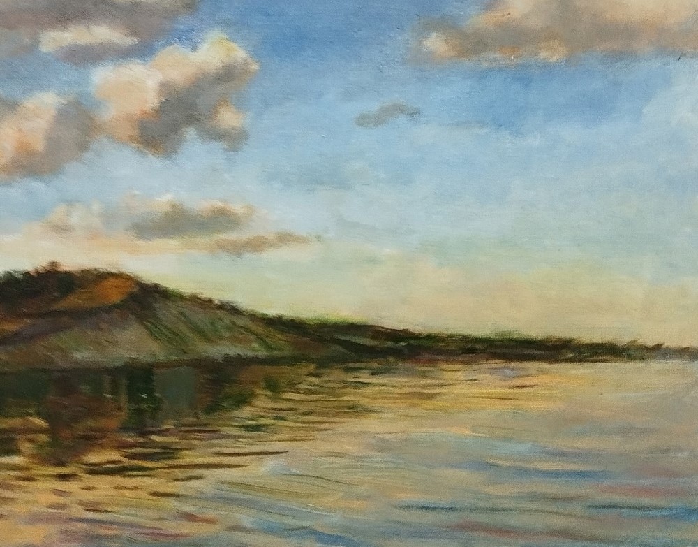 картинка Маркушина В.М."Волга вечерняя", 40*50, х.м., 2024