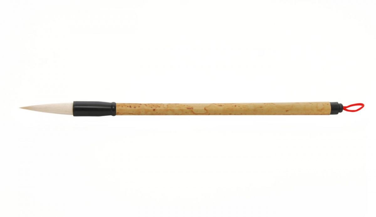 картинка Кисть для каллиграфии HB-254, волос смешанный, ручка бамбуковая Хоббитания