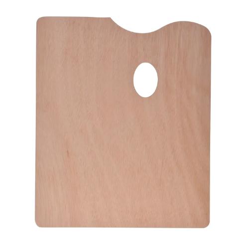 картинка Палитра деревянная (фанера) SFА031, прямоугольная, размер 25*30см, Хоббитания