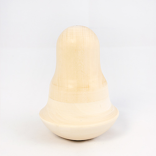 картинка Деревян. заготовка из липы Неваляшка  юбочкой мала