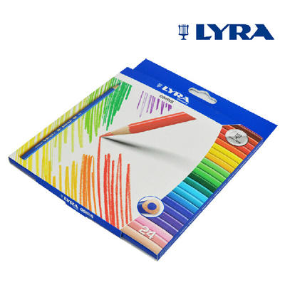 картинка LYRA OSIRIS 24цв. Цветные лакированные карандаши, треугольное сечение