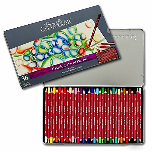 картинка Набор цветных карандашей Karmina 36цв, металлическая коробка