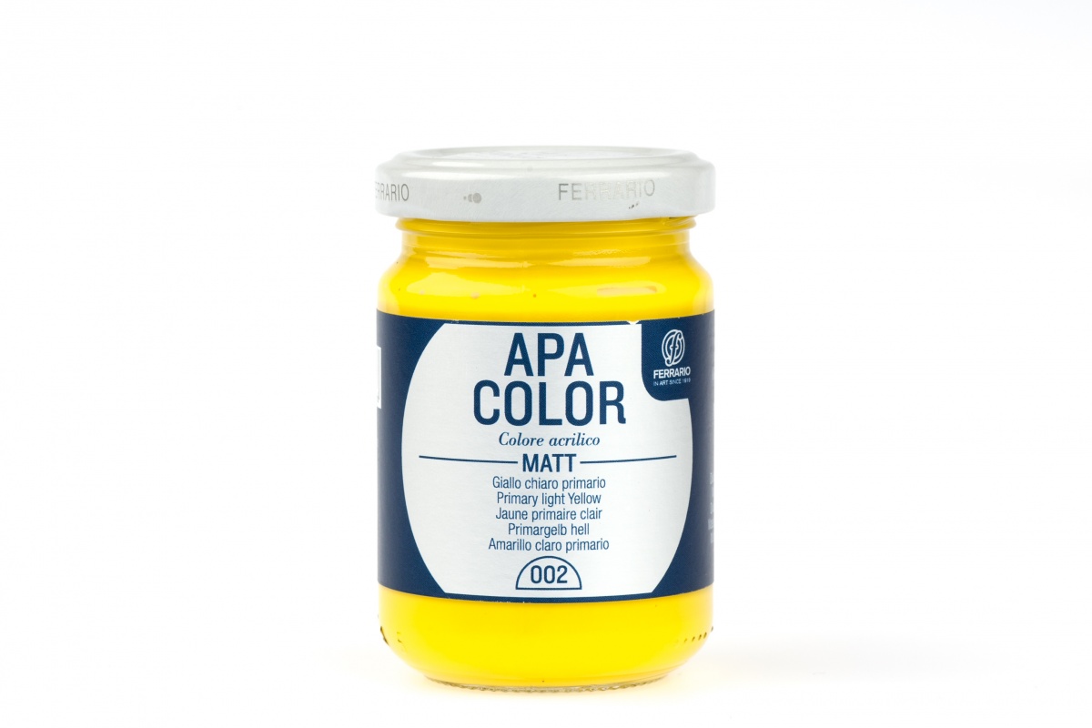 картинка Акрил APA COLOR 150 мл 02 Светло-желтый