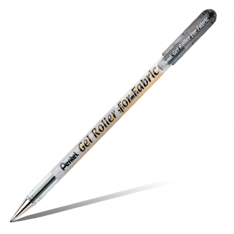 картинка Гелевая ручка по ткани Gel Roller for Fabric, черный стержень, 1,0 мм